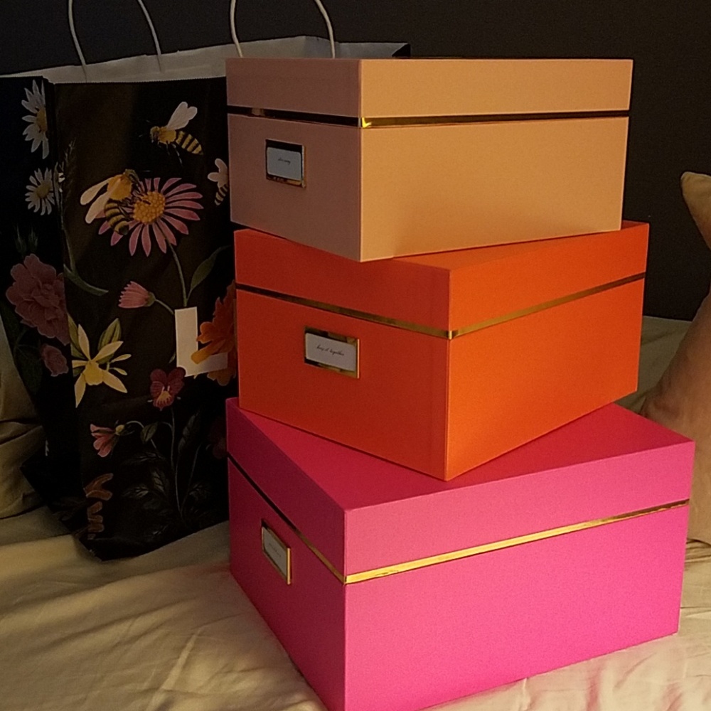 Kate spade nesting box set of 3